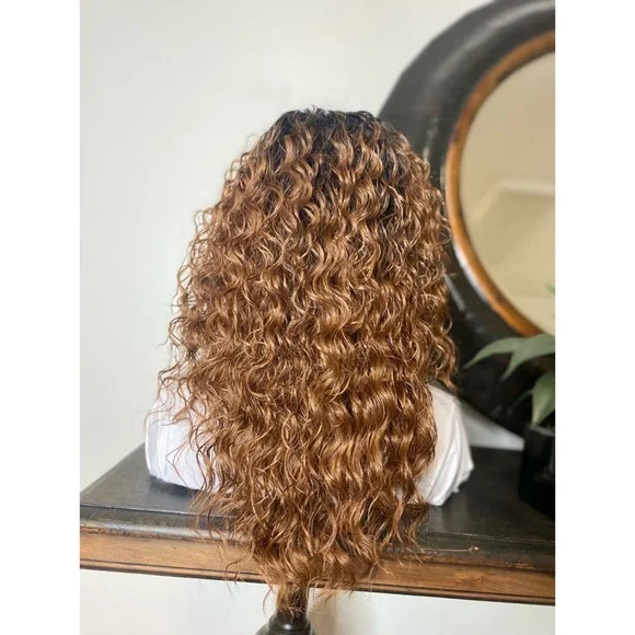 ISLA WATER WAVE HD 360 T PART CARMEL OMBRÉ LACE FRONT WIG